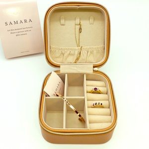 NEW Samara Vegan Leather Jewelry Box